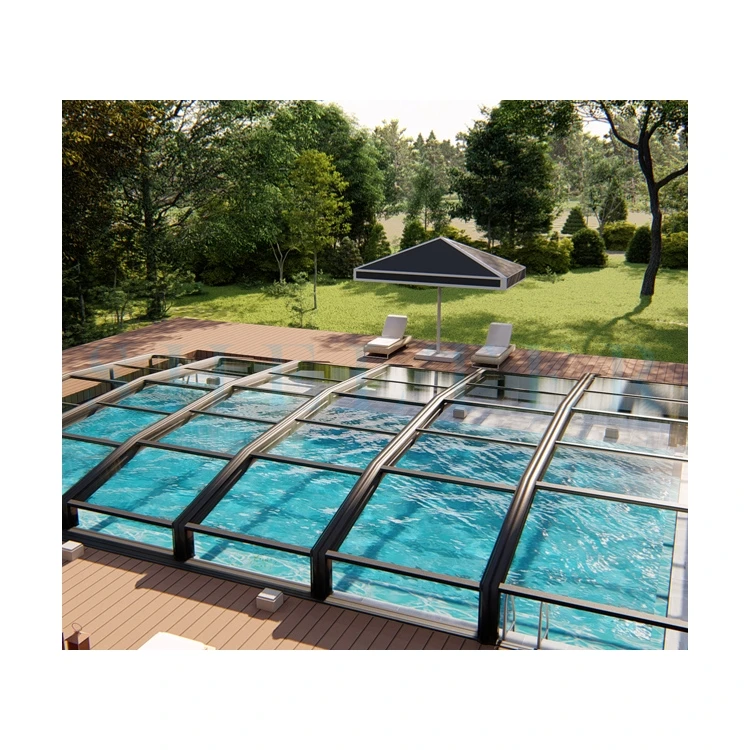 
Aluminium Structures Polycarbonate Roof Swimming Pool Cover 