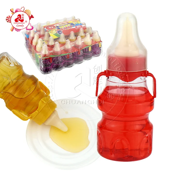 Small Nipple Jar With Fruity jam Baby Bottle Liquid Candy