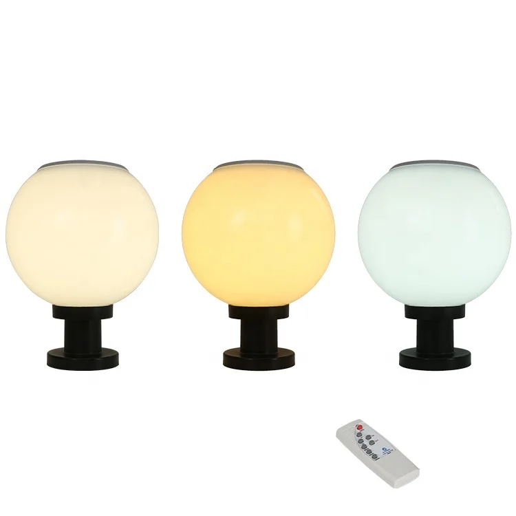 Garden Lighting Remote Control 50w 100w 150w 200w Waterproof Ip65 Outdoor Solar Pillar Light