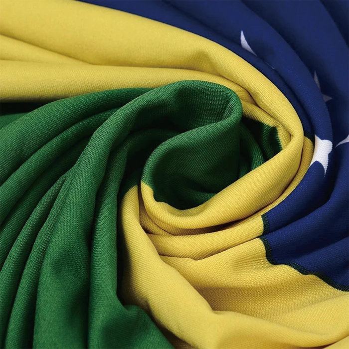 Promotion Wholesales High Quality Polyester Spandex Fabric Custom Logo National Car Hood Cover National Car Flag for Decoration