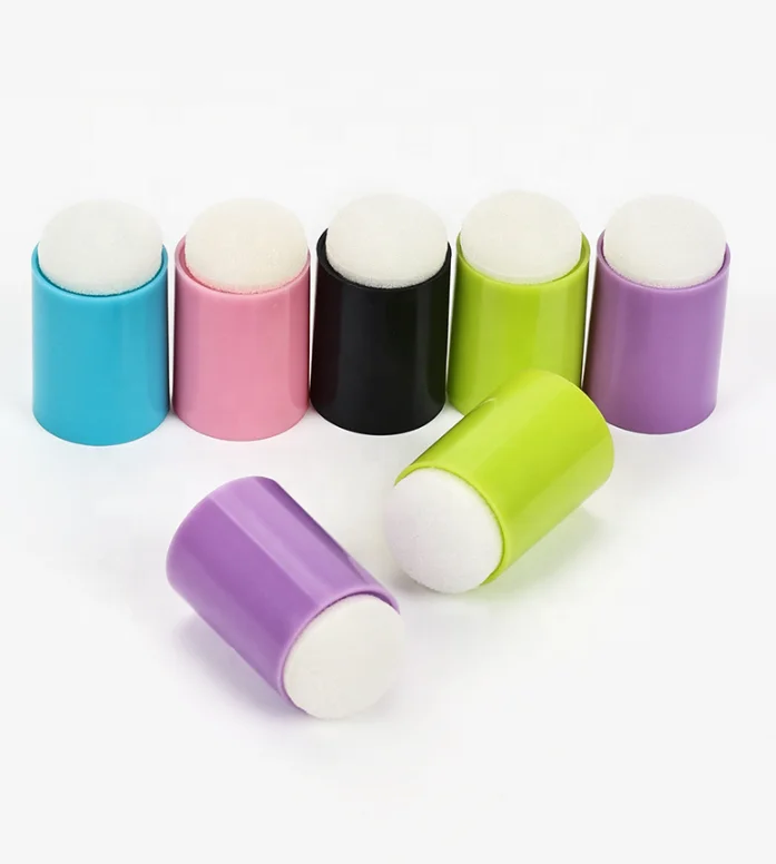 New DIY Finger Dauber Foam Sponge Brush for Ink Painting Stamping Scrapbooking Manicure Tools Dauber Scrubbing Sponges