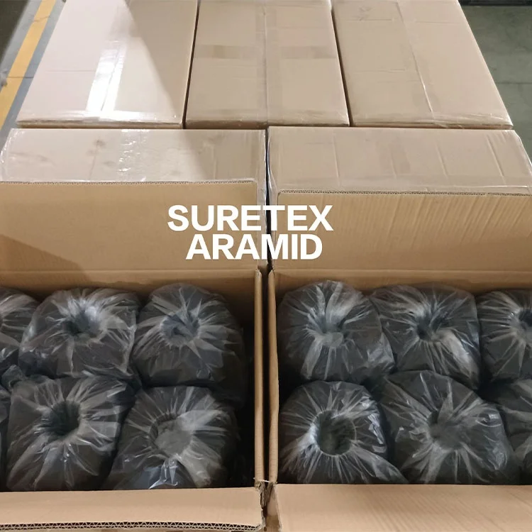Free Sample Chemical-Resistant Cut Resistant 100% Para Aramid Fiber Yarn for Stitching