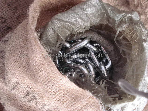 English standard electro galvanized mild steel short link chain