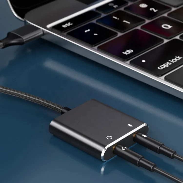  Разъем и воспроизведение аудио микрофон студийная гарнитура USB внешняя звуковая карта
