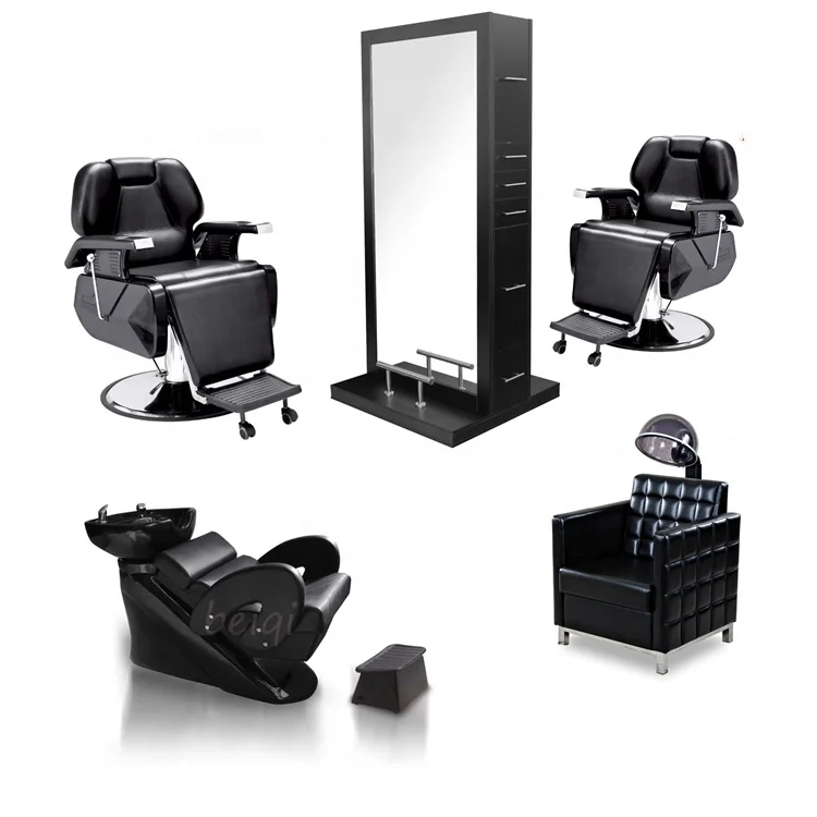 European Hotsale wholesale led takara grey barber chair salon furniture