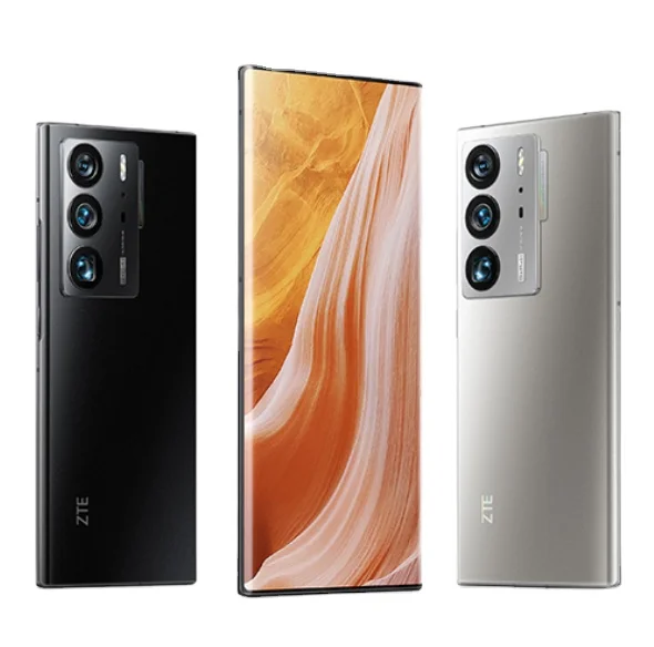 Original ZTE Axon 40 Ultra 5G SmartPhone 6.8 inch 120Hz flexible Curved Under Display Camera Snapdagon 8 Gen 1 Ocat Core