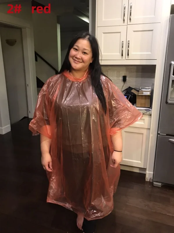 Hot Style Flame retardant raincoat disposable square one-piece hooded cloak raincoat 16 CFR 1611 flame retardant poncho