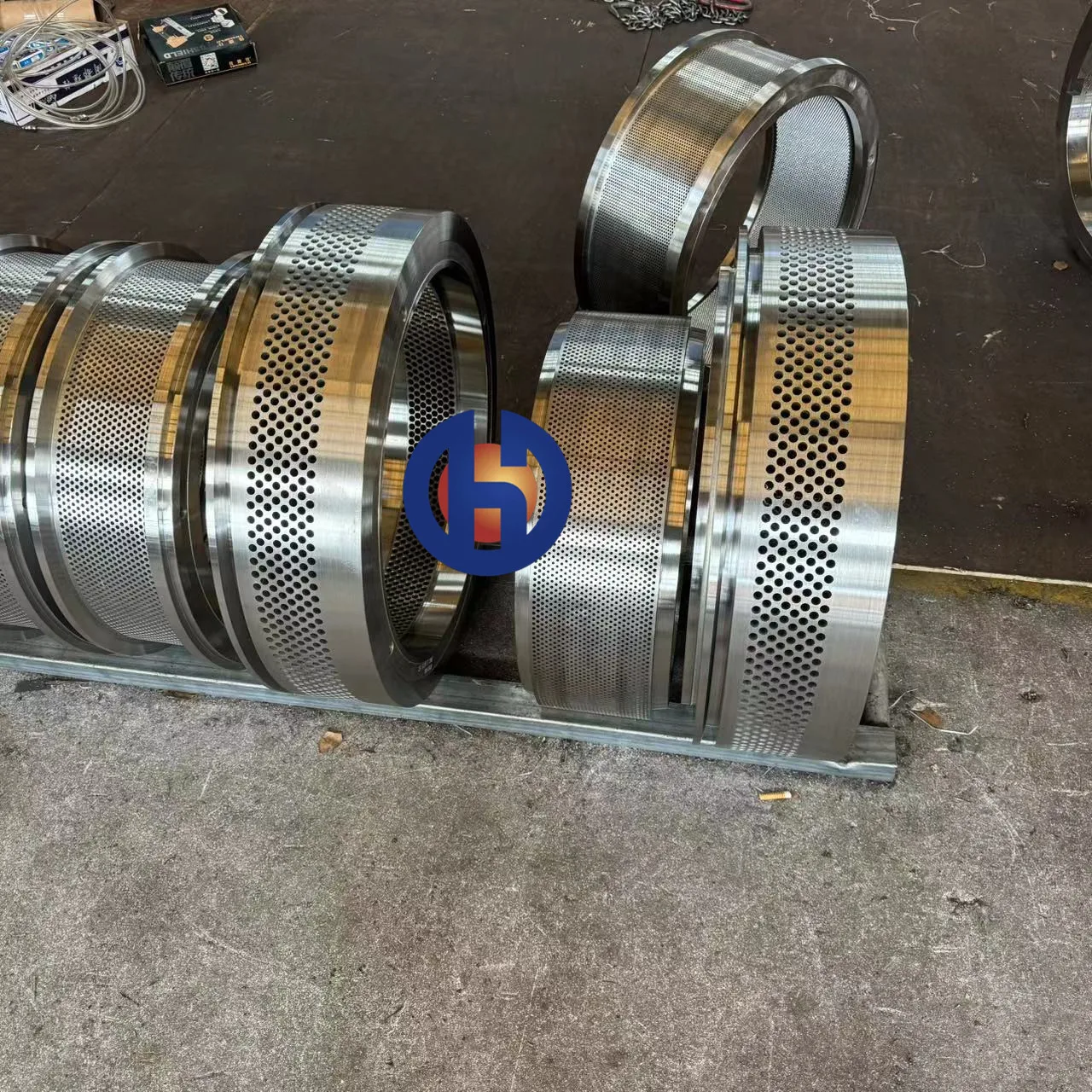 SS AS feed pellet ring die OGM 0.8 Matrix OGM 1.5 manufacturer for Russian market