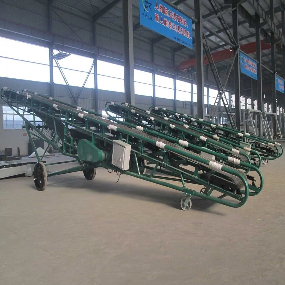 OEM custom mobile inclined sidewall cleat flat belt conveyor