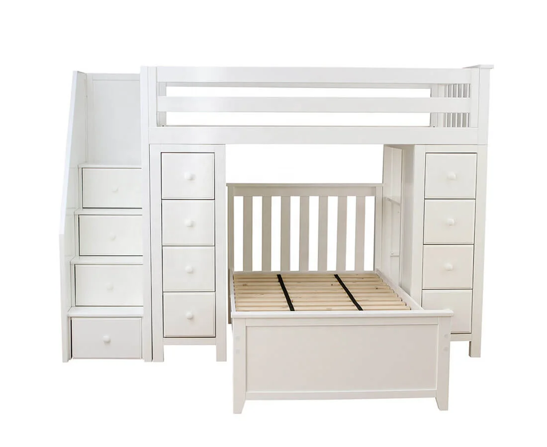 Promotion best selling cheap wooden kids bunk bed