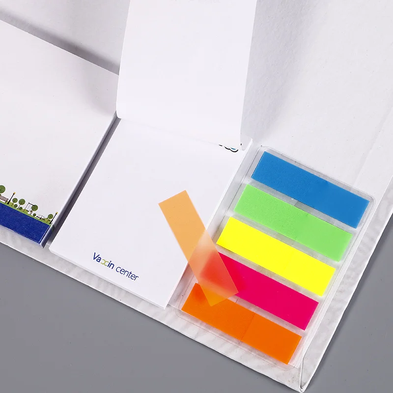 Factory Custom Printing Desk Pad Calendar Planner Notes  Table Calendar 2023 Full Coloring Desktop Calendar with Sticky Notes