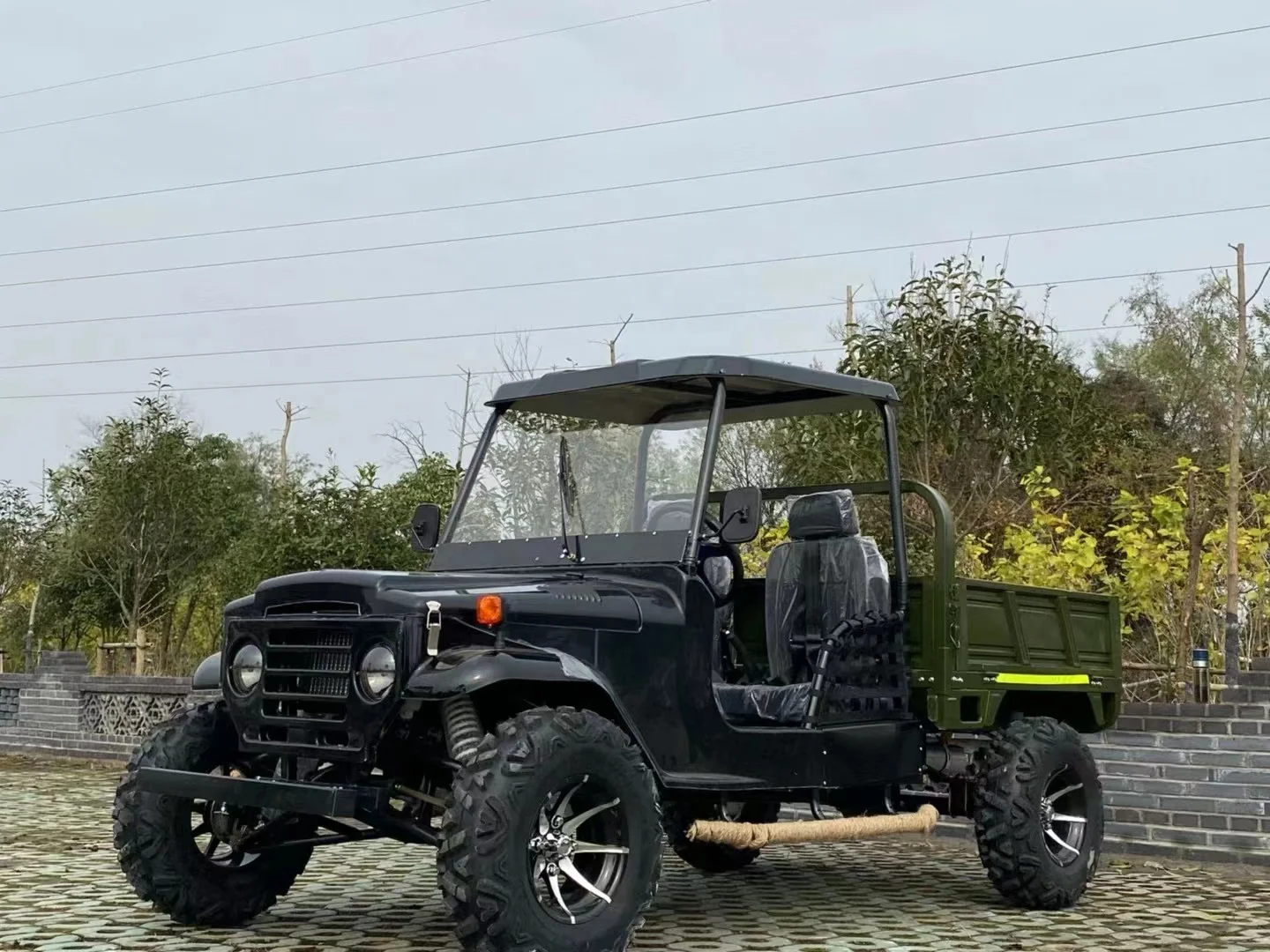 2021 Easy-go newest cheap 2 seats 350cc 4x4 dune buggy/ Farm UTV for adults pass CE certificate hot on sale