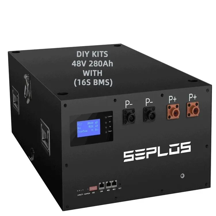 High Quality Seplos Mason 280 Diy Kit 15Kwh With Smart Bms/Display Led For 15Kw Solar Energy Storage 51.2v 280ah Lifepo4 Battery