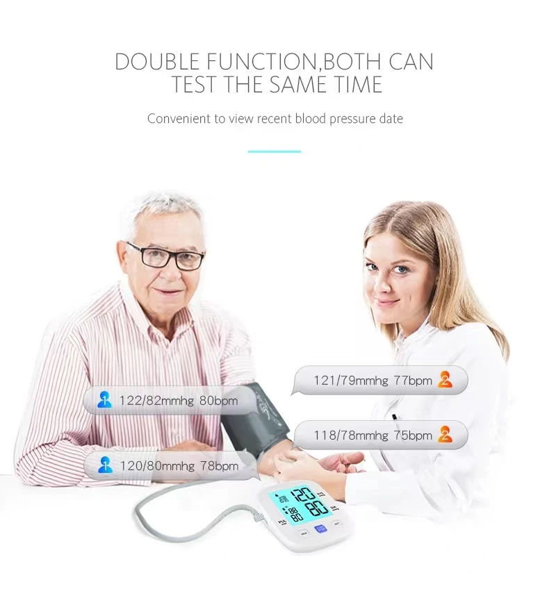 2023 Best Selling High Blood Pressure Monitor Professional Household Upper Arm Automatic Digital Blood Pressure Monitor