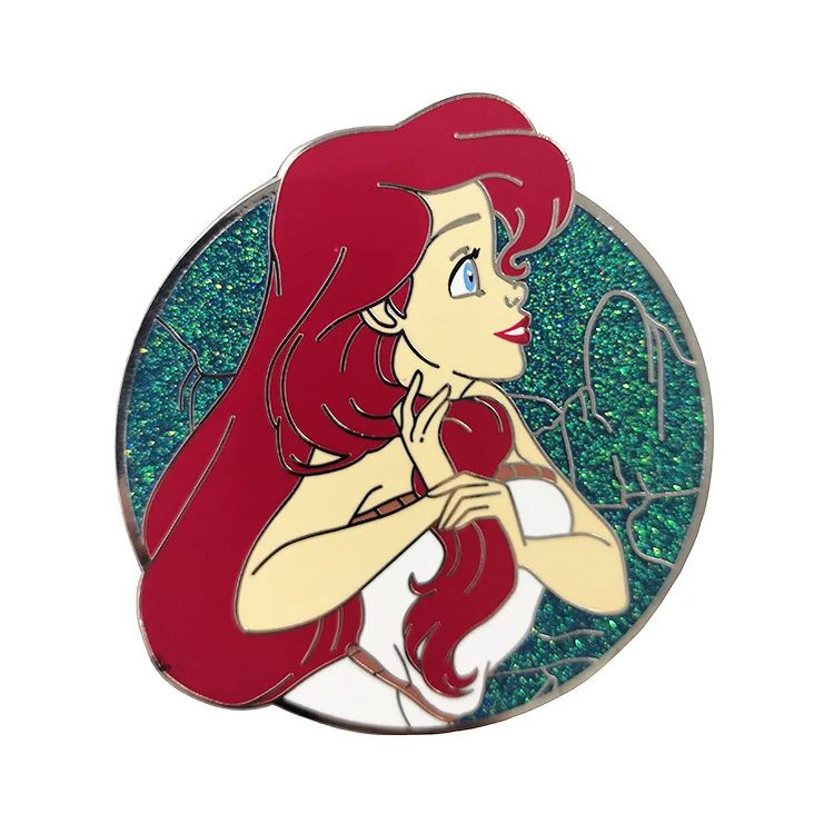 Высокое качество индивидуальный дизайн аниме металлический значок блестящие жесткие эмалированные булавки