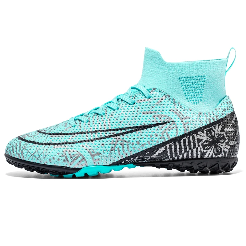 Hot Sale Rainbow Gold-plated Football Boots AG Spike Training Shoes Top Quality Football Boots Grade A Athletic Shoes Soccer
