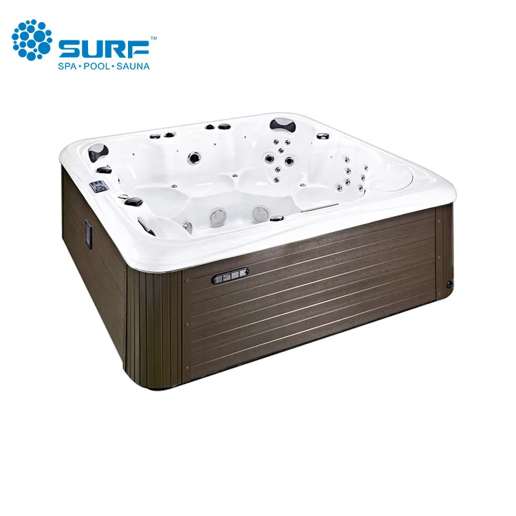 Sunrans hot sale outdoor swimming spa pool hot tub with massage big jets