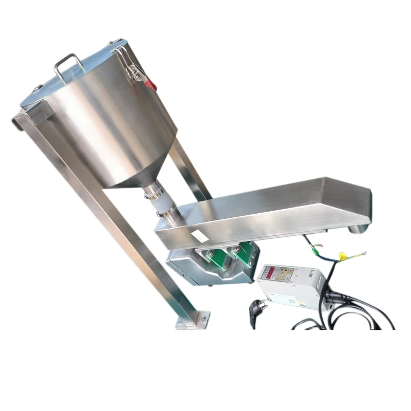 Custom size stainless steel feed tank small   electromagnetic vibration feeder vibratory feeder vibrating feeder linear