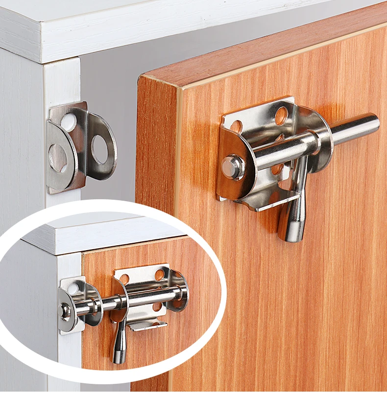 Latest Door Bolt Latch Fire Security Guard Slide Door Lock Aluminium Door Inside Tower Bolt Dead Bolt Lock