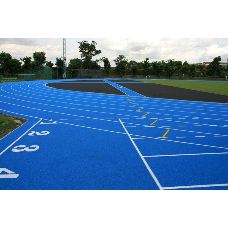 EPDM rubber flooring for PU running track system sport field