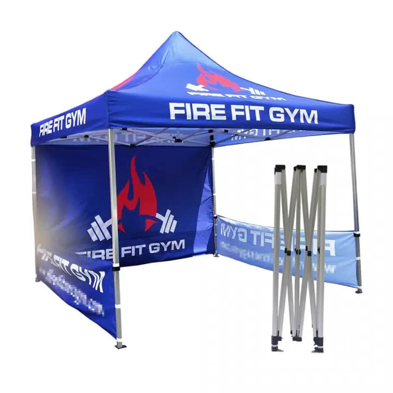 Waterproof 10*10ft aluminum folding pop up outdoor custom canopy tent for events