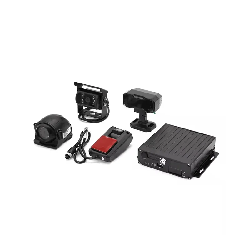 AI MDVR 4G GPS Digital Video Recorder for School Bus WDR Loop Recording Functions Supports ADAS DMS Mobile DVR 4G