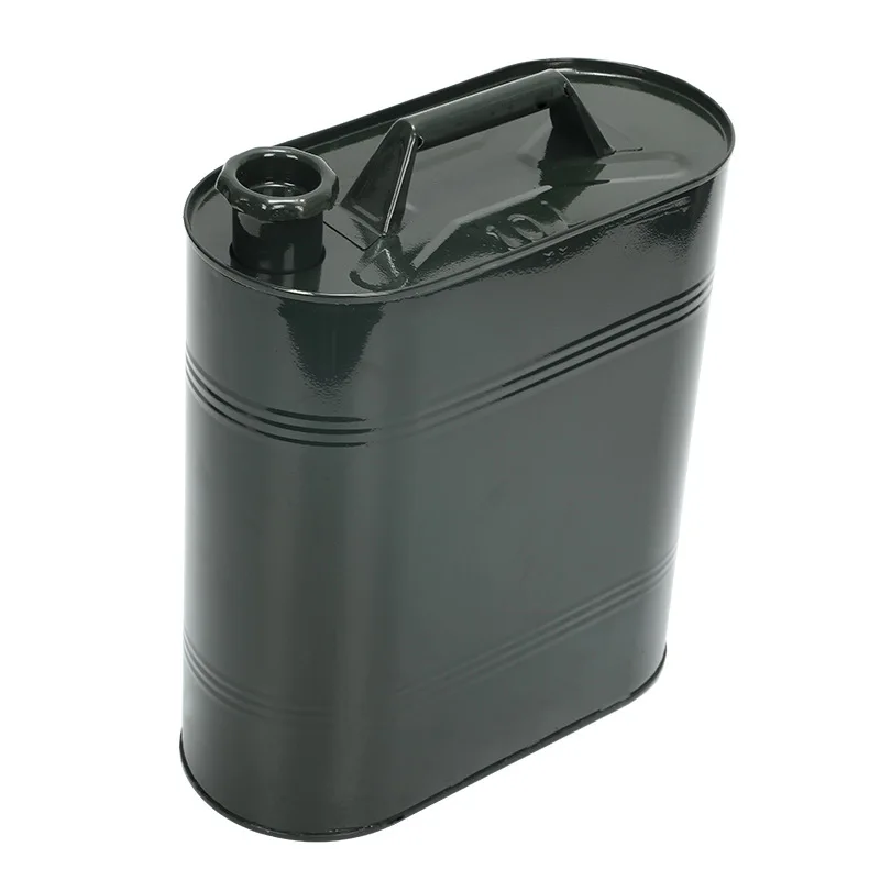 WZAUTO Metal Jerry Can 10L Steel Gasoline Diesel Fuel Tank Petrol Jerrycan