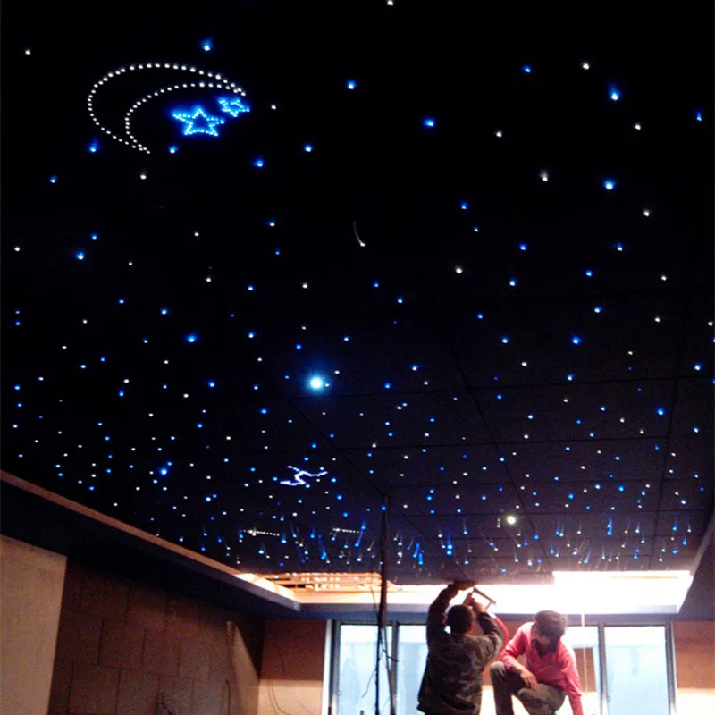 
RGB fiber optic shooting star for showroom 