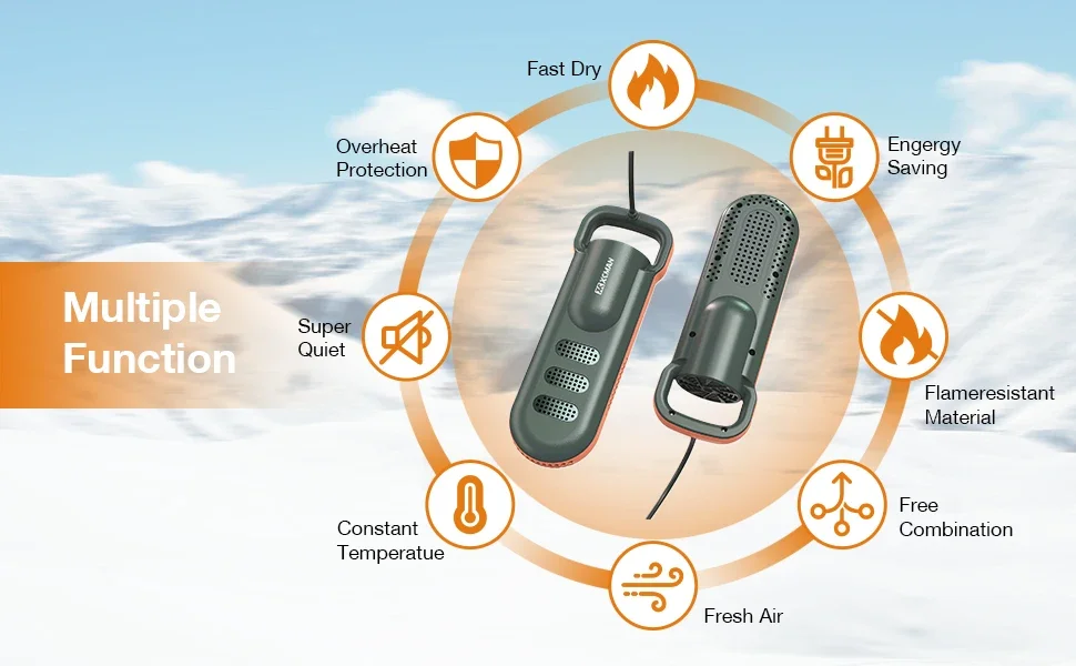 Travel Dry Boot and Shoe Dryer and Warmer