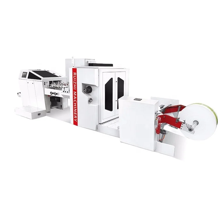 
RZJD-G250J Cheap price kraft paper bag making machine in china 