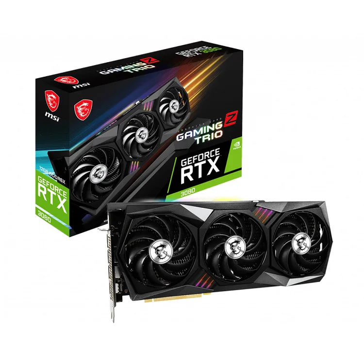 Nvidia geforce rtx 3080 manufacturers MSI GeForce RTX 3080 GAMING Z TRIO 12G LHR Gaming Graphics Card with 12GB GDDR6X Memory
