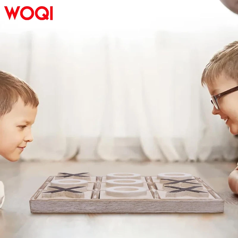 WOQI Wooden Children Educational Chess Game for kids board game entertainment and game hobby play with family and friends