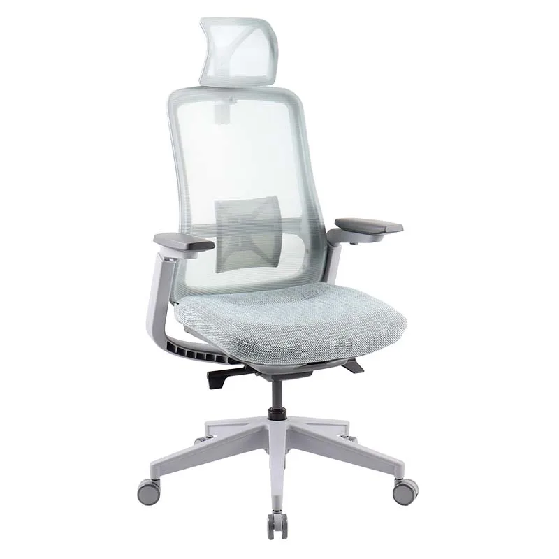 Adjustable Headrest 3D Armrest Mesh Guest Chair Auto Weight Adjustment Office Mesh Chair