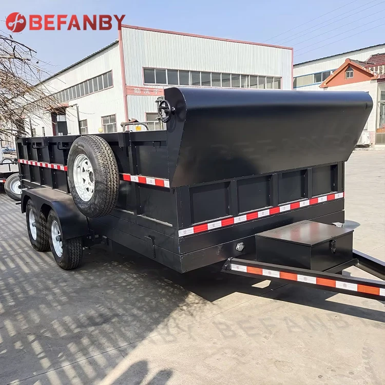 Excellent quality dump trailer pj trailer dump trailer easy to ship tipping axle