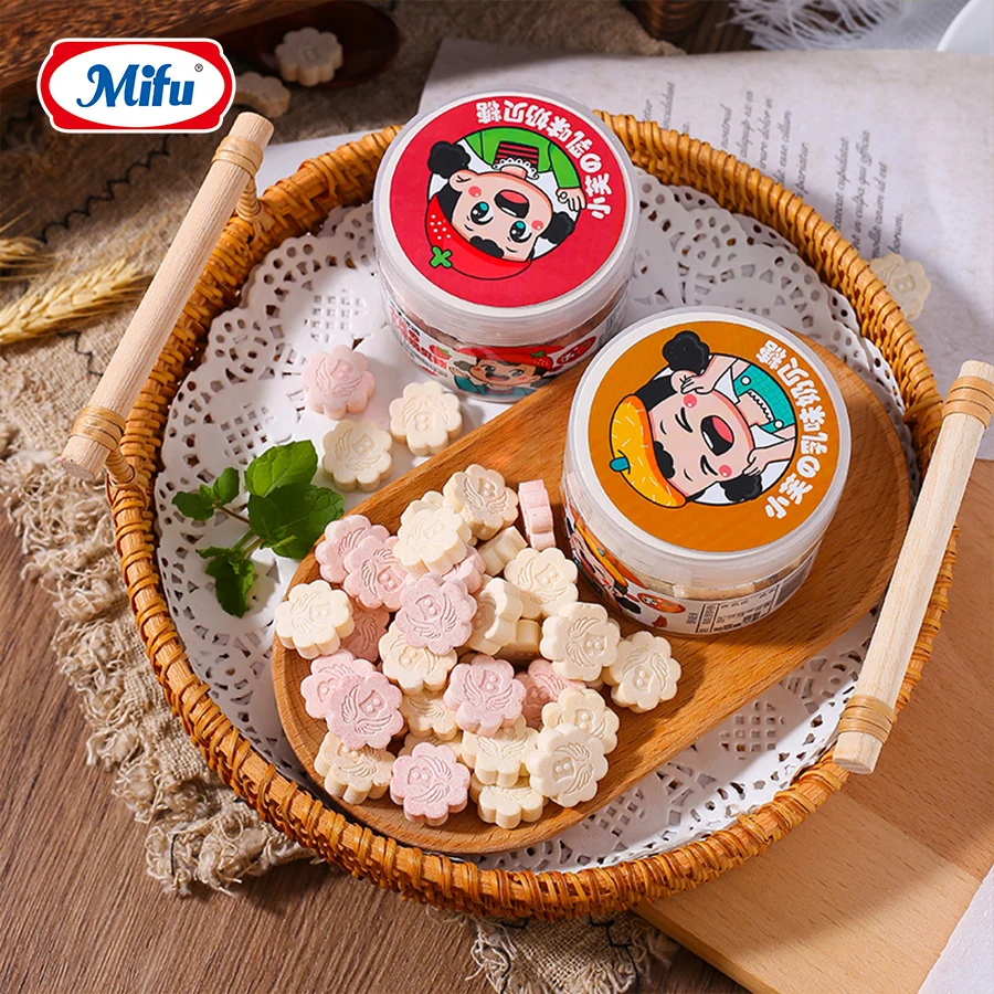 80g China milk flakes candy sweet milk chewing candy