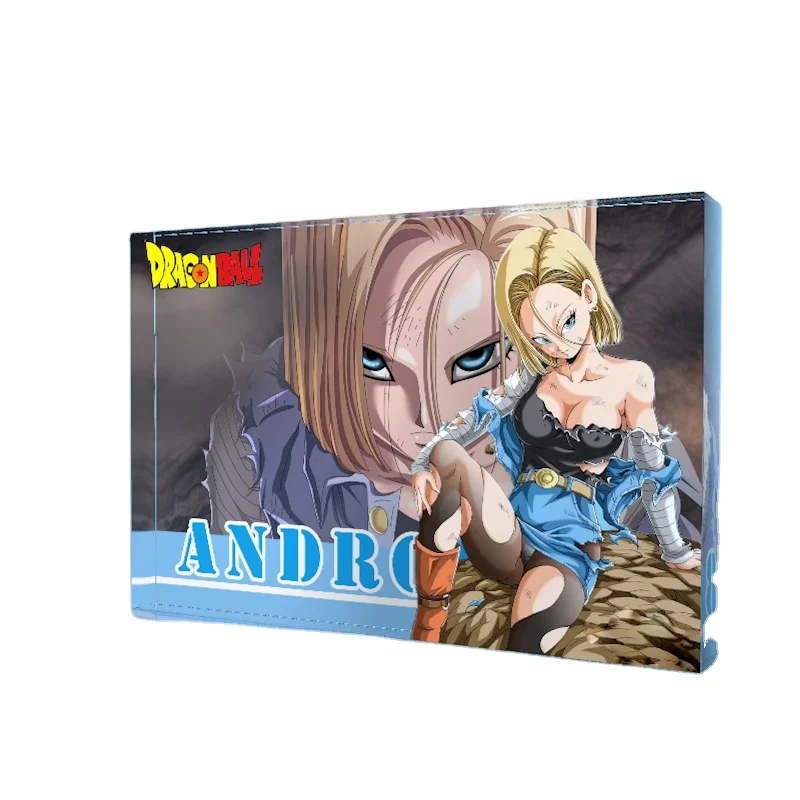 Dragon Balls Figure Acrylic Art Brick Mystery Anime Box Blind Lucky Box Frieza Vegeta Android 18 Super Saiyan Decorations Gifts