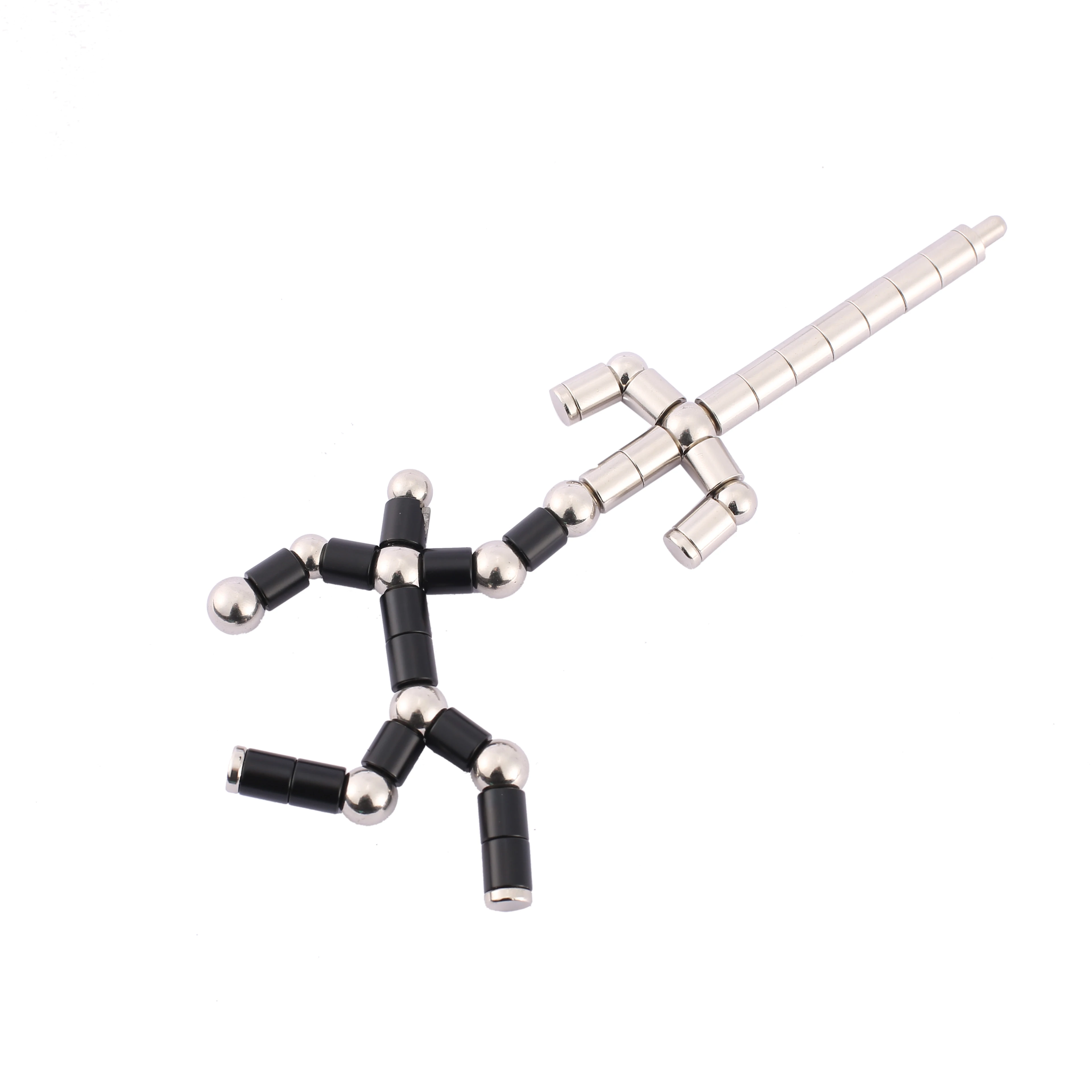 Relieve Tension Funny Polar Pen Set Disassembly Magnetic Sculpture Building Block Screen Writing Ballpoint Pen