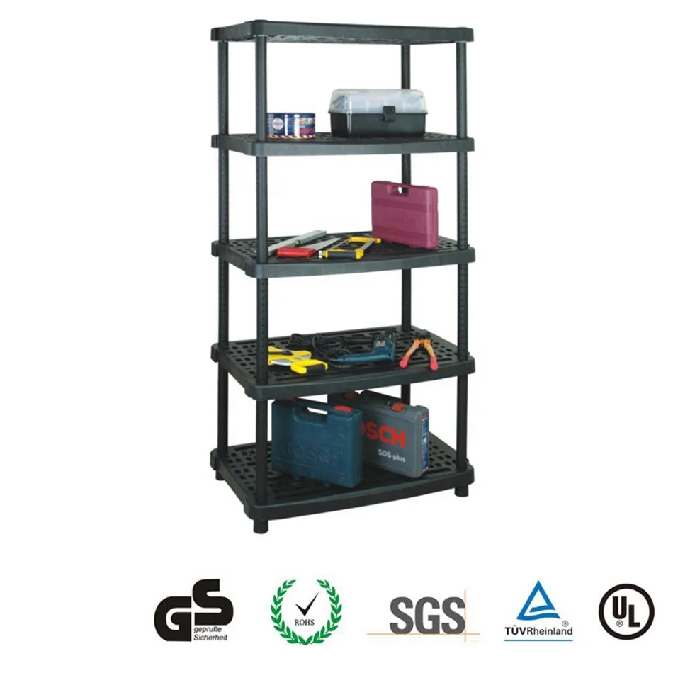 G 3177 Factory Price Good Quality Display Shelving Racking Plastic /pp tool cases Shelf