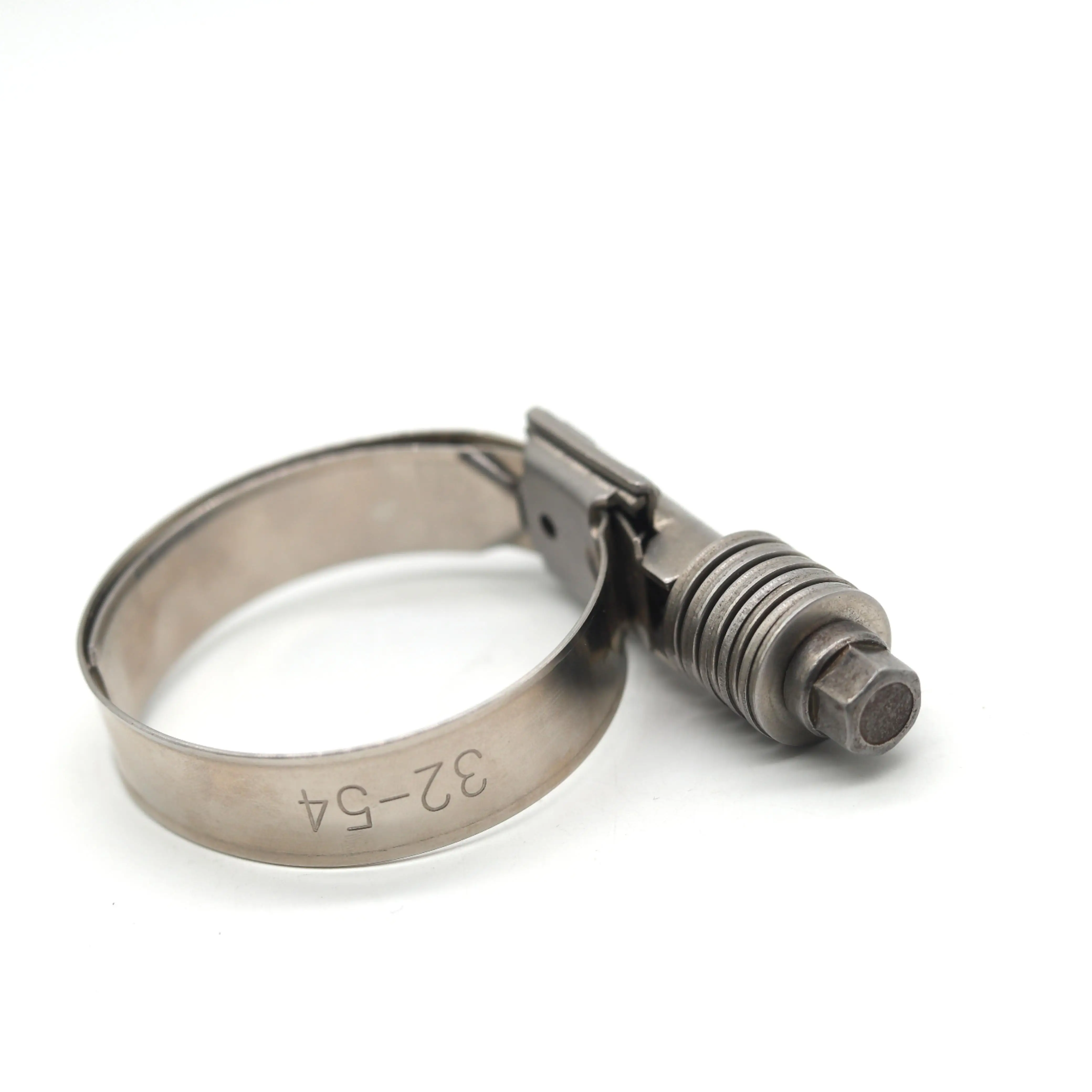 American type perforated heavy duty high torque constant tension hose clamp