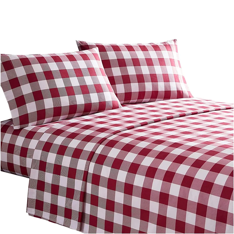 Хлопковый комплект постельного белья с принтом для детей