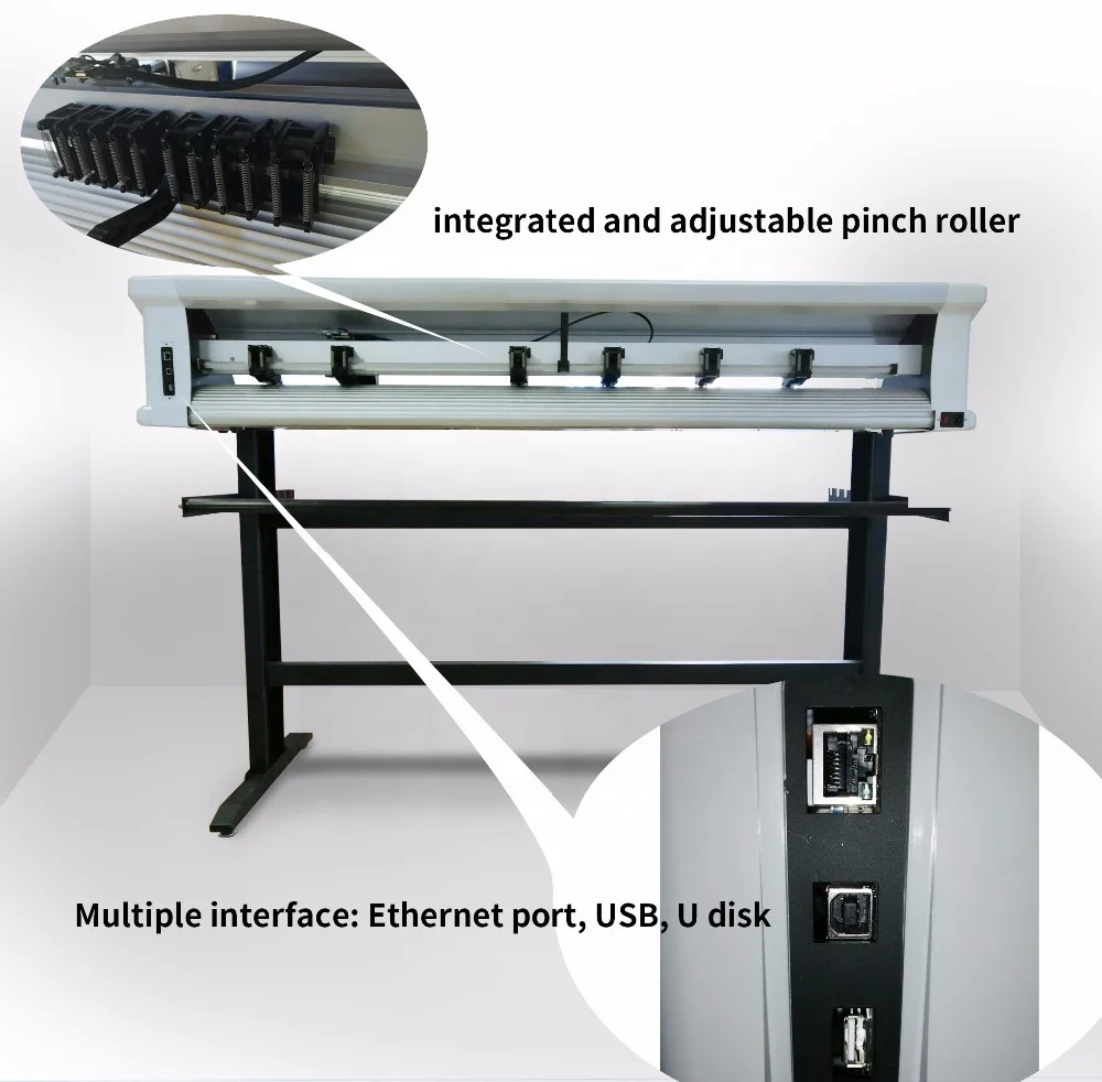 High Quality Easy-to-Operate Signmaster Servo Step Motor Vinyl Contour Cutting Graph Plotter Factory Direct Roll Paper Sticker