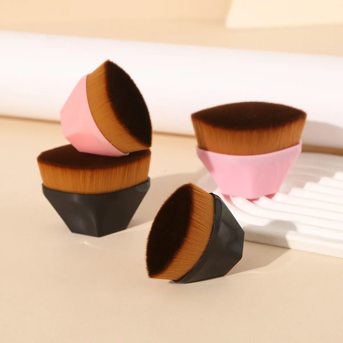 Hot Selling Beauty Flat Bb Cream Kabuki Makeup Foundation Brush 55 Magic Single Foundation Brush