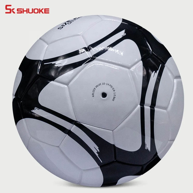 
2020 wholesale personalized quality custom pvc laminated football design soccer ball 