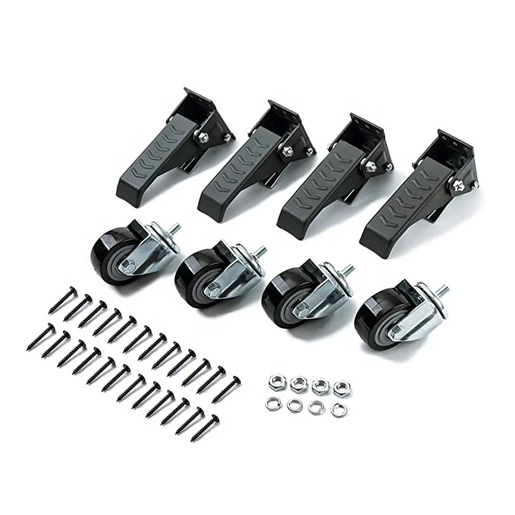 WBD 4-piece set Ruedas para banco de trabajo workbench caster wheels