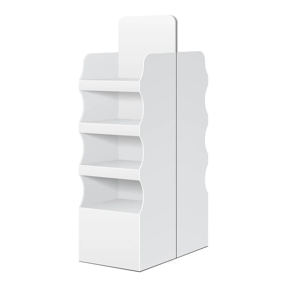 Factory Price Customized Acrylic Pvc Retail Display Shelves Cardboard Display Storage Shelves