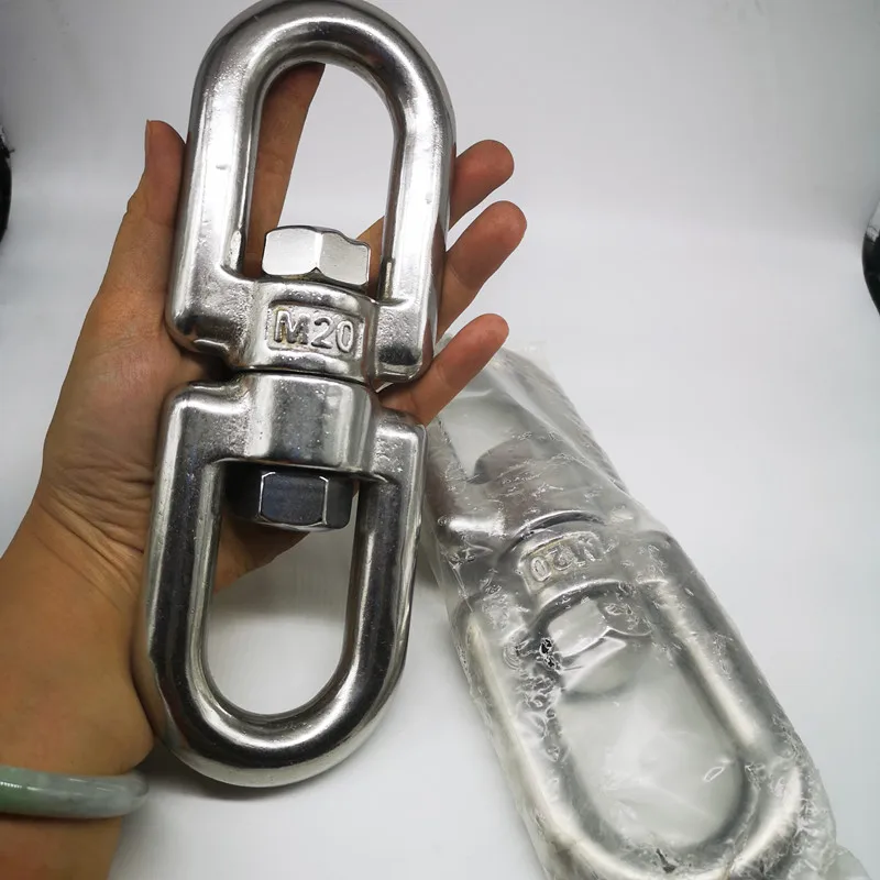 Поворотное кольцо из нержавеющей стали M20 304 для подъема глаз, глаз и челюстей