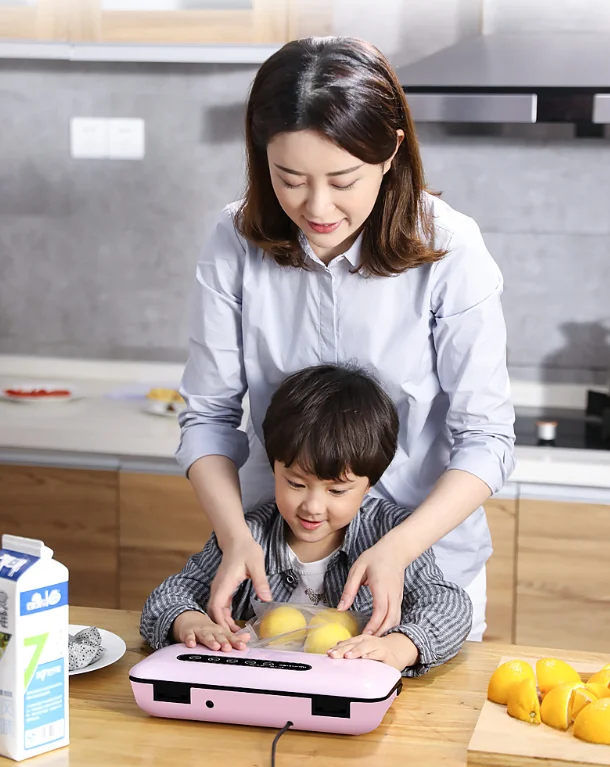 Portable Vacuum Food Sealer Machine Vacuum Pack Household Food Vacuum Sealer