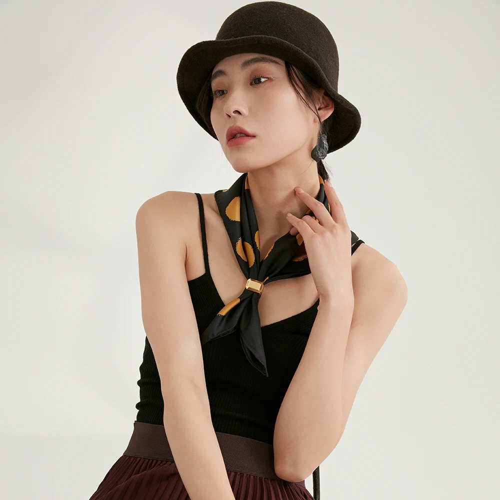 Hangzhou Scarf Factory Fashionable Design Lady Printed Pashmina Women Silk Scarf