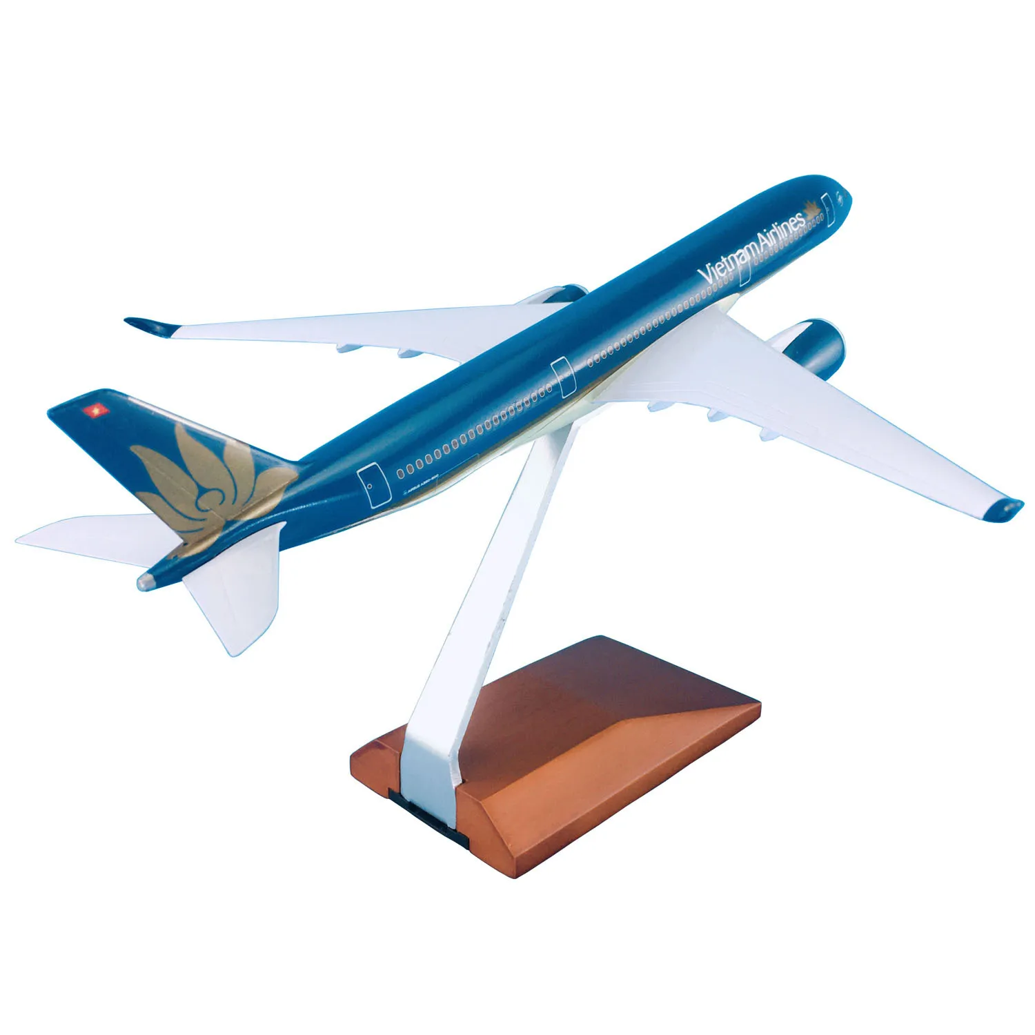 High Quality 30cm 1/200 Scale Vietnam Airline Airbus A350 Airplane Resin Model Plane