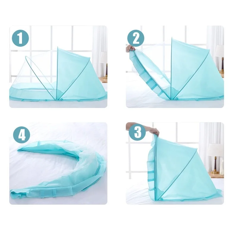 Cute Foldable Portable Baby Bedroom Care Baby Mosquito Net Tent